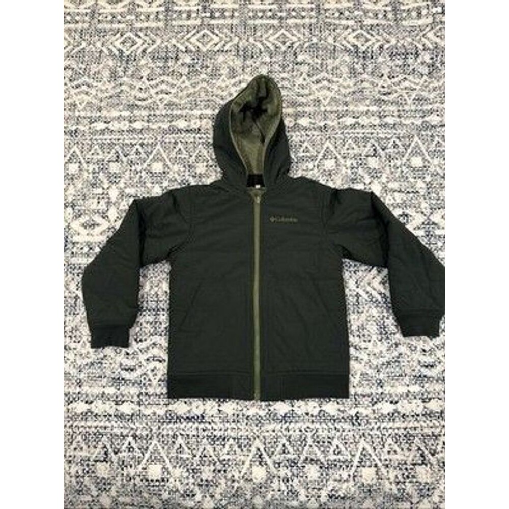 Kids Columbia Reversible (!) Green Winter Jacket Size Small Excellent Condition!